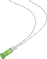 Standardowa lampa sygnałowa z żarówką TRU COMPONENTS 1524028 9.50 mm 230 - 230 V zielony 1 szt.