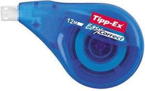 TIPP-ex® dozownik poprawek Easy correct 4,2 mm x 12 m (szer. X dł.) zastosowanie boczne 1 szt Tipp-Ex Rolka korekcyjna Easy Correct 4.2 mm biały 12 m 1 szt.