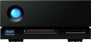 LaCie 1big Dock Thunderbolt 3 16 TB  Obudow dysku twardego Thunderbolt 3, DisplayPort, USB 3.2 Gen 2 (USB 3.1), USB 3.2 Gen 1 (USB 3.0), czytnik kart czarny STHS16000800