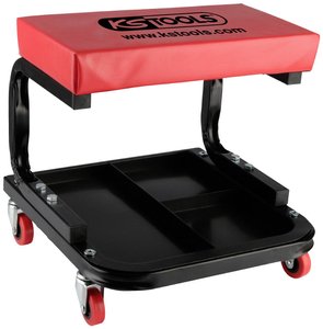 Stołek mobilny, dł.365xszer.360xwys.360mm Mobilny stołek KS Tools 500.8020  1 szt.