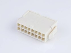 Obudowa złącza pin żeńskiego na kabel Molex MOL Power & Signal Sol. 39012166, piny: 16, 13 A, 1 szt.