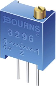 Potencjometr wieloobrotowy Bourns, 3296W-1-202LF 2 K, 0,5 W