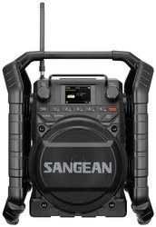 Radio na budowę Sangean U-4X DAB+/FM-RDS/Bluetooth/AUX/TWS/USB Ultra Rugged Rad DAB+, FM wielokrotne ładowanie, wodoodporny, wstrząsoodporny, pyłoszczelny, NFC, funkcja ładowania akumulatora czarny