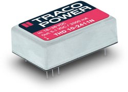 Przetwornica DC/DC, do PCB TracoPower THD 10-2411N THD 10-2411N, 10 W, 5.1 V/DC, 2 A, 1 szt.