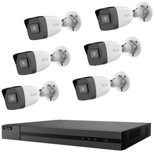 HiLook IK-6288BH-MH/P IK-6288BH-MH/P LAN IP-Zestaw monitorujący 8-kanałowy z 6 kamerami 3840 x 2160 px