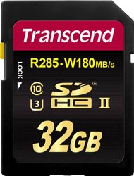 Karta pamięci SDHC Transcend TS32GSDC700S, 32 GB, Class 10, UHS-II, UHS-Class 3, v90 Video Speed Class, 285 MB/s / 180 MB/s