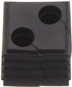 Element uszczelniający CONTA-CLIP KDS-DE 2X7 BK 28689.4, (D x S x W) 20.3 x 20.3 x 17.7 mm, termoplastyczny elastomer, 10 szt.
