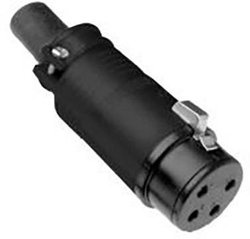 Złącze męskie XLR Amphenol EP-4-11PB, złącze, proste, 1 szt.