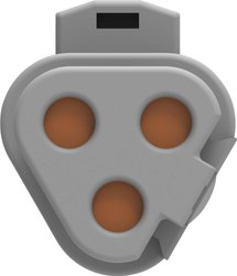 Obudowa złącza pin żeńskiego na kabel TE Connectivity DTM Serie DTM06-3S-E007, piny: 3, 1 szt.