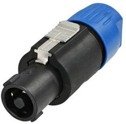 Złącze męskie głośnikowe Rean AV RLS4FC RLS4FC, złącze męskie, 1 szt.