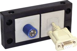 Ramka na przepusty kablowe KEL Icotek, KEL 16/2, 42162, (D x S x W) 120 x 58 x 17 mm, czarny, 1 szt.