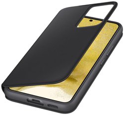 Samsung Clear View Cover Case Samsung Galaxy S22 czarny Odporny na wstrząsy