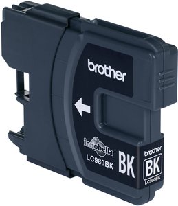 Tusz Brother LC-980BK, oryginalny, czarny