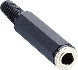 Gniazdo jack Lumberg KLKM, 6.35 mm, 2-pin, mono