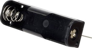 Komora baterii TRU COMPONENTS BH-311-1P 1 x AA, Pin stykowy