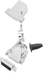 Zestaw listew żeńskich D-Sub Amphenol L17DTSL25-RG-LJS-S+L77SDB25S, rzędy: 2, styki: 25, 45 °, 1 szt.