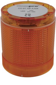 Element wieży sygnalizacyjnej LED ComPro CO ST 70 AL 024, 24 V DC/AC, żółty IP65