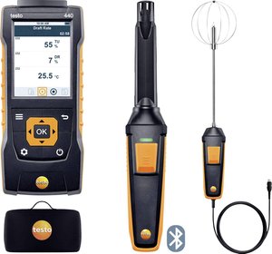 Zestaw pomiarowy jakości powietrza testo 440 Set, Bluetooth®