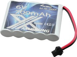 Pakiet akumulatorów (NiMH) 6 V 700 mAh  Amewi Stick Gniazdo Micro-Car