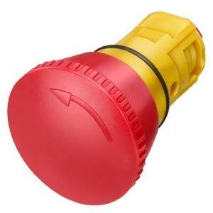 Przycisk grzybkowy zatrzymania awaryjnego Siemens 3SB2000-1AC01 3SB20001AC01, 16 mm, 1 szt.
