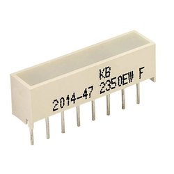 Bargraf LED Kingbright KB-2350EW KB-2350EW 4x czerwony (D x S x W) 20.04 x 4.86 x 6.1 mm