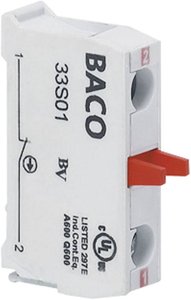 Element stykowy BA33S10  1 NO chwilowy 600 V BACO BA33S10 1 szt.