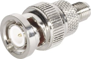 Adapter SMA BKL Electronic 0409042 złącze żeńskie SMA - złącze męskie BNC  1 szt.