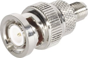 Adapter SMA TRU COMPONENTS 1579396 złącze żeńskie SMA - złącze męskie BNC  1 szt.