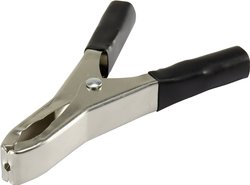 Zacisk krokodylowy TRU COMPONENTS 93038c29 1386709  Długość: 100 mm czerwony 1 szt.