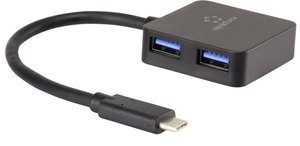 renkforce 4-portowy hub USB 3.1 (Gen 1) USB, zasilany z magistrali Hub USB 3.2 Gen 1 (USB 3.0) Renkforce  4 Porty  czarny