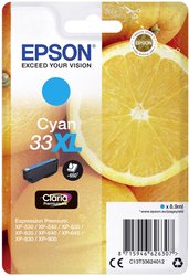 Epson atrament T3362, 33XL tusz oryginalny  Cyjan C13T33624012