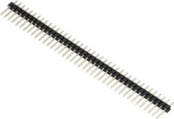 TRU COMPONENTS TC-9556692 Listwa kołkowa, męska, standardowa 1 szt.