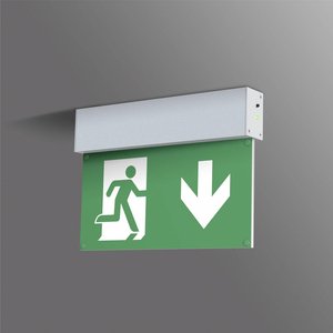 Oświetlenie awaryjne L-LUX STANDARD, montaż sufitowy, konstrukcja Oznacznie drogi ewakuacyjnej B-Safety BR 559 030