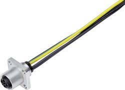 Złącze męskie okrągłe miniaturowe  binder 09 0692 070 04, styki:3, 630 V, 12 A, 1 szt.