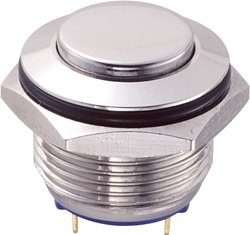 Przycisk wandaloodporny chwilowy TRU COMPONENTS GQ16H-10/J/N, 1 x wył/(wł), 1 szt.