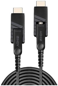 Lindy 38322 Kabel HDMI 30 m HDMI typ D (mikrofon) Czarny Kabel LINDY 38322, 30.00 m