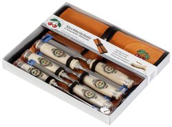 Zestaw dłut Kirschen in Lederrolltasche 6 - 10 - 12 - 16 - 20 - 26 mm 1171000, 1 zest.