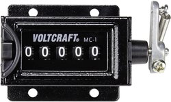 Licznik mechaniczny Voltcraft MC-1, 58 x 47 mm, 0 - 99999