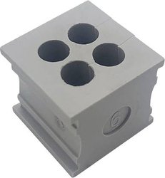 Przepust kablowy TRU COMPONENTS KT 4/6 TC-10329304, (D x S) 21 mm x 21 mm, elastomer, 1 szt.