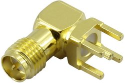 Złącze SMA odwrócone TRU COMPONENTS SMA-50KWE 1372240 złącze żeńskie do wbudowania poziomego 50 Ω 1 szt.