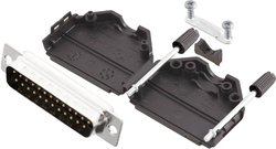 Zestaw listew męskich D-Sub MH Connectors MHDPPK25-DB25P-K, rzędy: 2, styki: 25, 180 °, 1 szt.