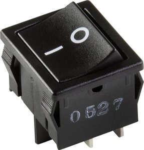 Przełącznik interBär 3628-201.22, 250 V/AC, 10 A, 1 x wył/wł, zatrzask, 1 szt.