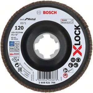 Tarcza lamelkowa Bosch Accessories X-LOCK 2608621766 Średnica 115 mm 1 szt.