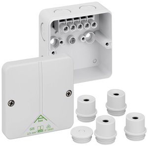 Puszka instalacyjna Spelsberg Abox m 025-2,5², IP65, (D x S x W) 82 x 82 x 51 mm, szary, 1 szt.