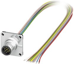 Złącze czujnika/aktuatora do zabudowy M12 Phoenix Contact SACC-SQ-M12MS-8CON-25F/0,5 1441561 Ilość styków: 8 1 szt.