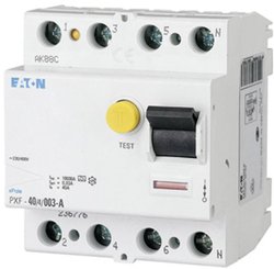 Wyłącznik różnicowoprądowy Eaton 4 styki 40 A 0.03 A 400 V