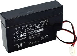 Akumulator ołowiowy XCell XP0.812JST XCEXP0.812JST, AGM, 12 V, 0.8 Ah
