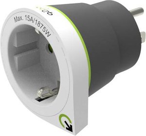 Adapter podróżny Europa (zestyk ochronny) do USA. Adapter podróżny Q2 Power 1.200110