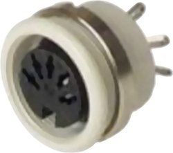 Gniazdo montażowe DIN Hirschmann MAB 5100 S, 5-pin, szare