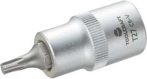 Nasadka trzpieniowa  TOOLCRAFT  816164 wewnętrzny sześciokąt (TX) 1 szt.